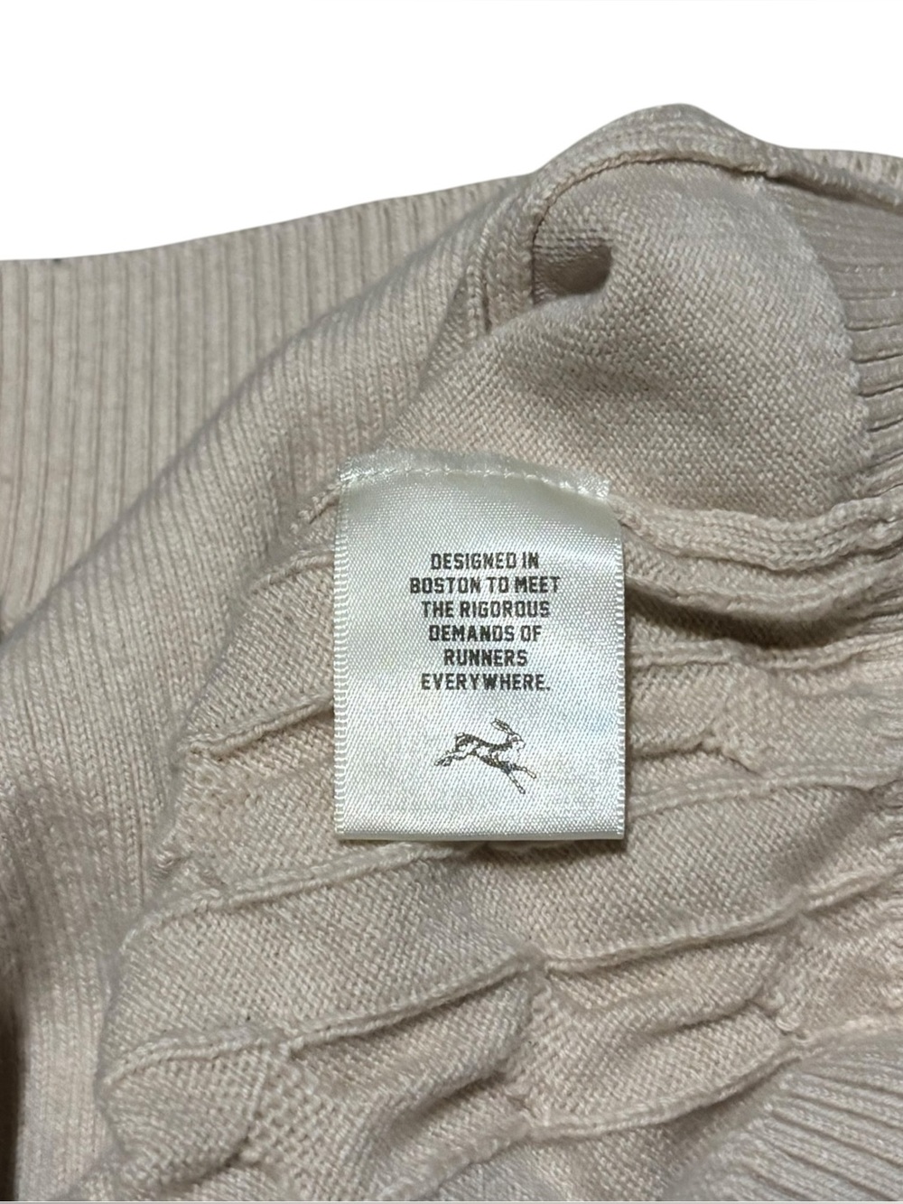 Tracksmith Prospect Merino Wool Blend Sweater Women’s Size X-Small In Cream - Picture 8 of 9